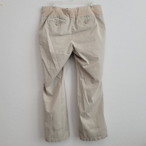 Duo Maternity Cream pants Size Large Maternity - Picture 9 of 14